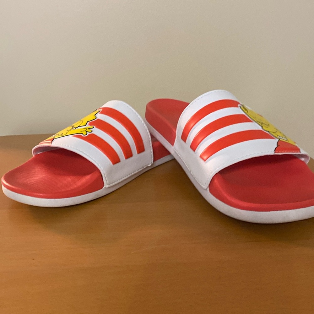Lisa Simpson Adidas slides Adilette comfort slide size 7